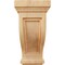 Ekena Millwork 4 3/4"W x 5"D x 10"H Traditional Recessed Corbel, Red Oak COR04X05X10TRRO - alternate 4